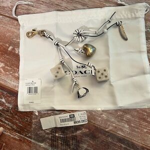 Coach Cluster Dice Bag Charm